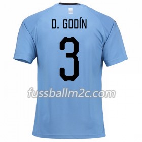 Fußballtrikots Uruguay D.Godin 3 Heim Trikotsatz WM 2018